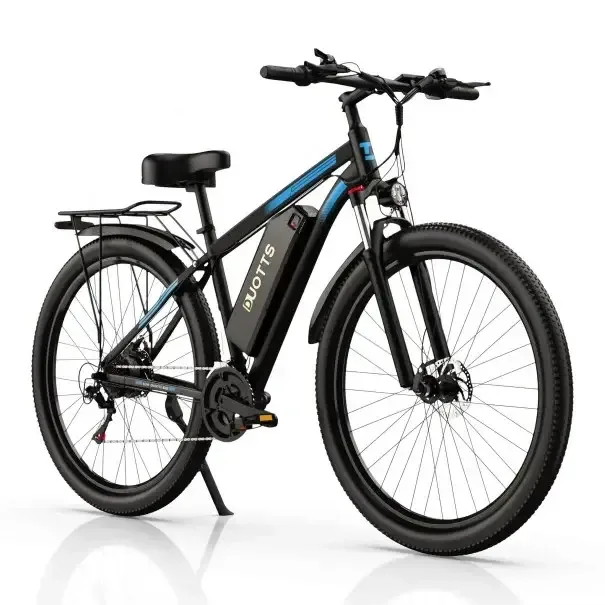 Horské elektrické kolo DUOTTS C29-L Motor 750 W Vyjímatelná baterie 48 V 15 Ah Až 40 km/h Kola 29 palců Hliníkový rám Černo-modré Do terénu – Přímo z továrny