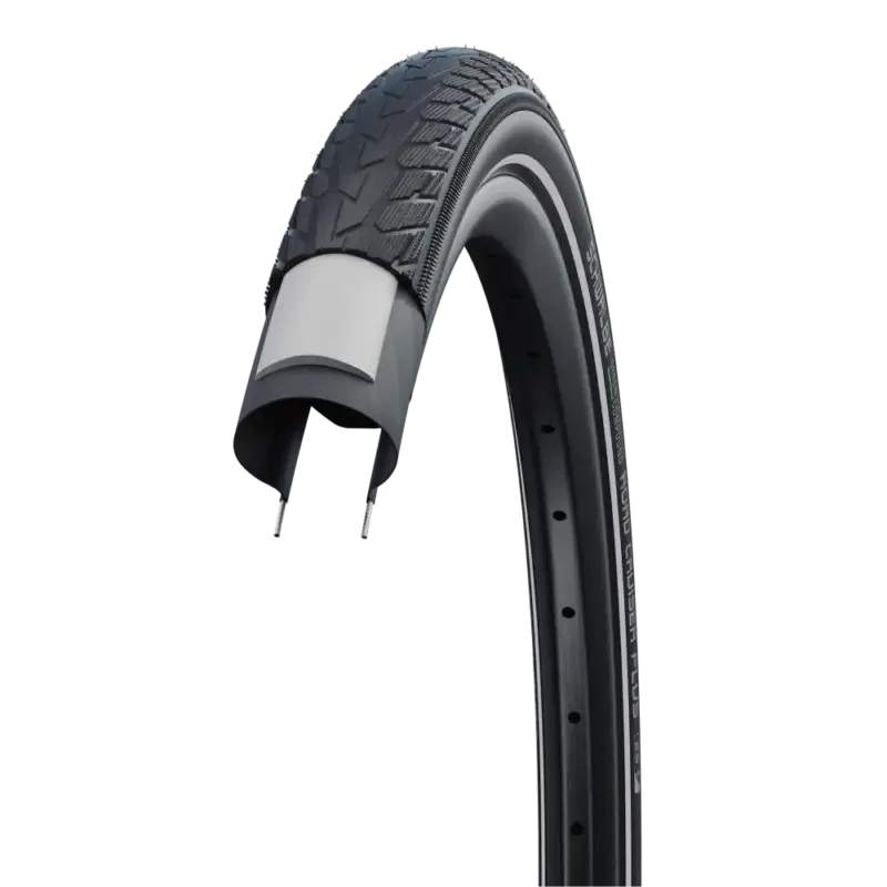 Připraveno k expedici | Plášť Schwalbe Road Cruiser 16×1,75 KevlarGuard černý reflexní pruh neskládací