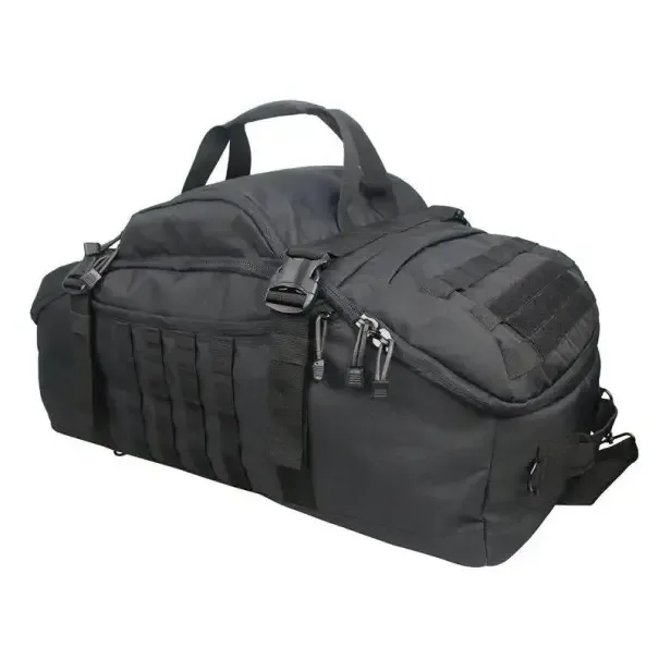 Sportovní a cestovní taška 3v1 Batoh i taška přes rameno S přepážkami Objem 80 l 68 x 35 x 30 cm Nylon 600D Na fitness a cestování – Výprodej