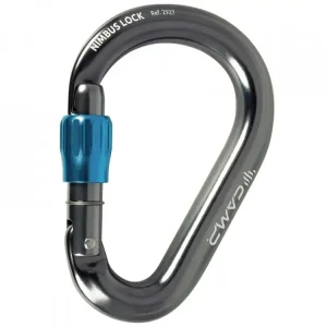 Šroubovací HMS karabina C.A.M.P. Nimbus Lock Blue – Prodejní hit